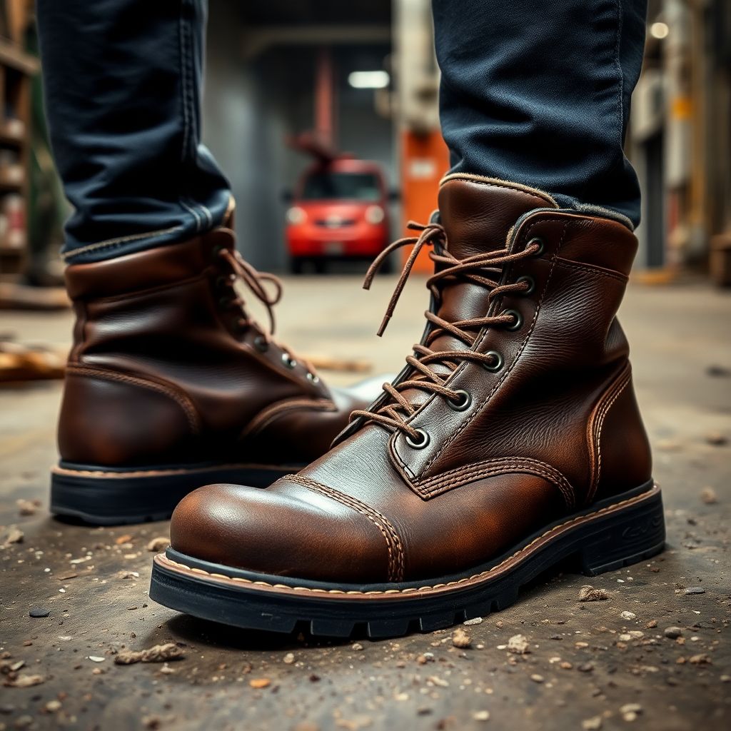 Botas de Piel Hombres